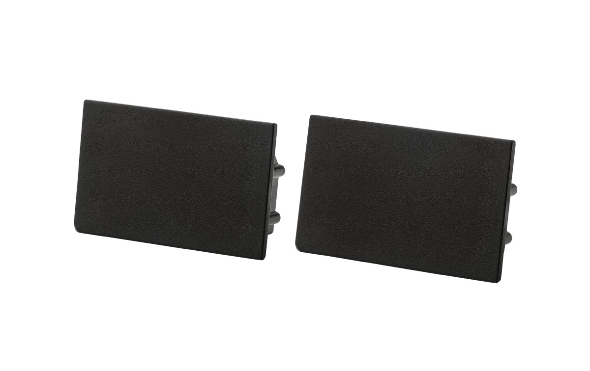 SG StripLine Stripline Zwart dubbel eindstuk opbouweenheid kit