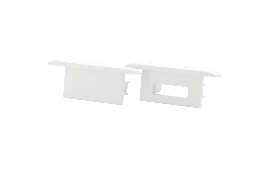 SG Stripline Wit eindstuk inbouw kit