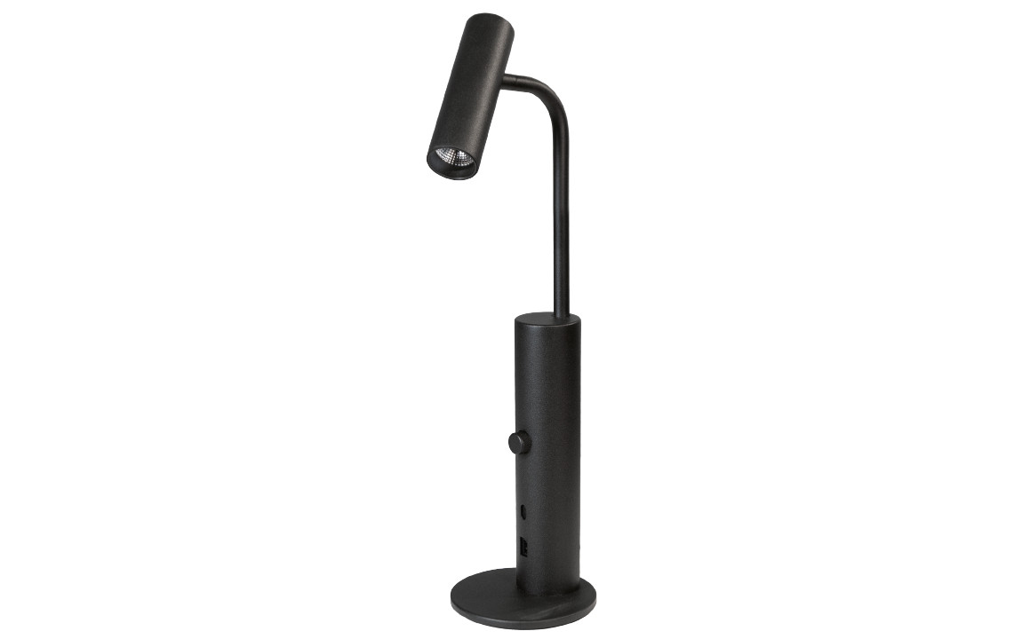 SG Tube Micro Table Tube Micro table zwart 350LM 2700K ra 98 geïntegreerde dimmer