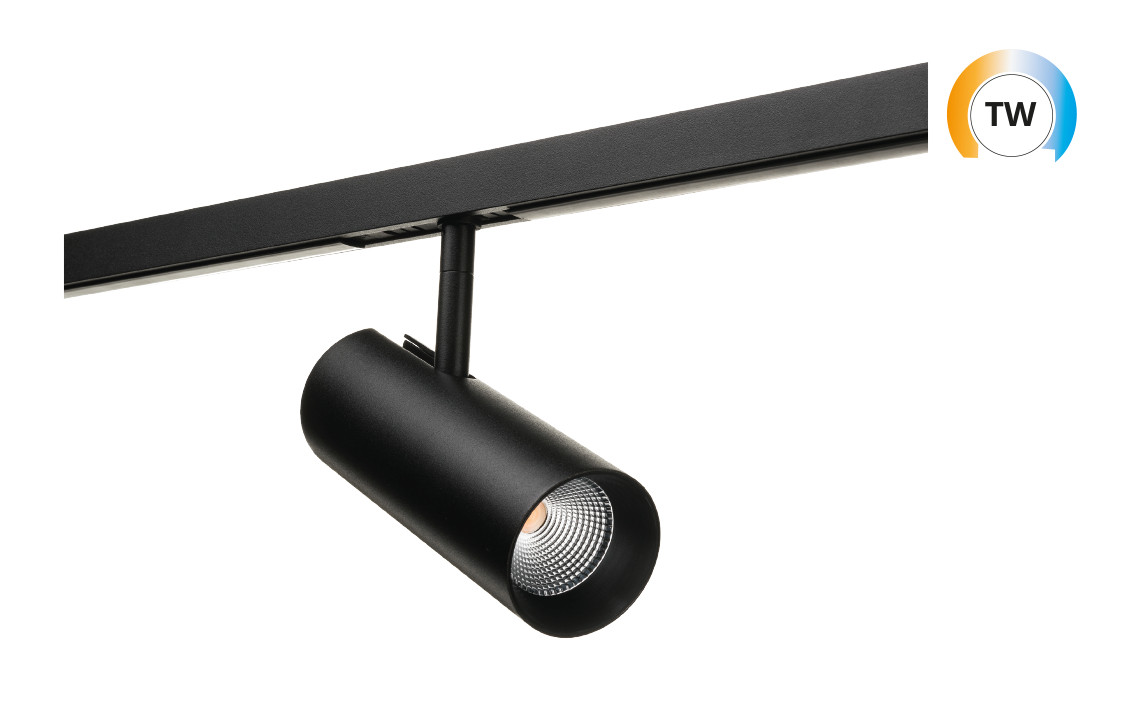 SG Zip Tube mini zwart TW 2000-4000K leddim