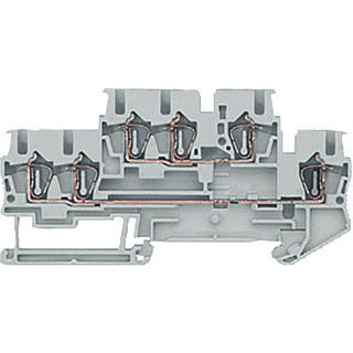 Siemens 8WH20 verbindingsrijgklem 4MM² eendr. 4MM² meerdr. grijs
