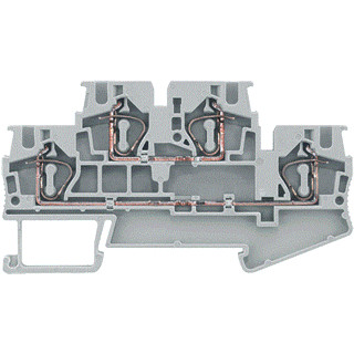 Siemens 8WH20 verbindingsrijgklem 6MM² eendr. 6MM² meerdr. grijs