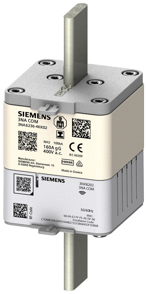Siemens 3na Com LV HRC fuse link with measuring function frame size 2 in 160 A