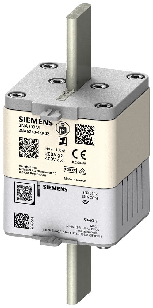 Siemens 3na Com LV HRC fuse link with measuring function frame size 2 in 200 A