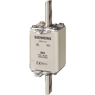 Siemens 3na smeltpatroon (mes) NH2 bovenkenmelder 63a