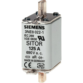 Siemens 3ne smeltpatroon (mes) NH00 bovenkenmelder 50a