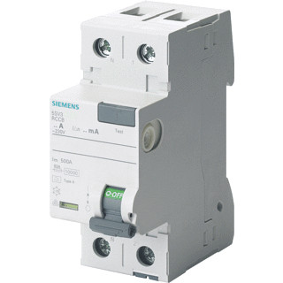Siemens RCCB aardlekschakelaar 2P 16a 0,03a