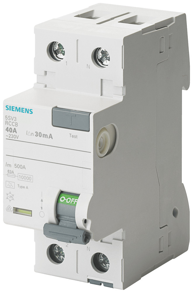 Siemens RCCB aardlekschakelaar 2P 80a 0,3a
