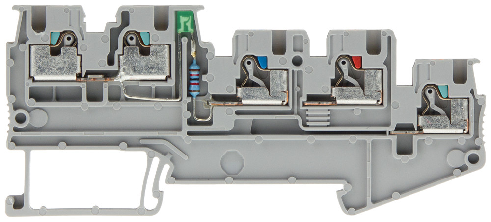 Siemens SENTRON 8WH6 Actorklem 1,5 MM2 voor 4-geleiders led 24 V groen