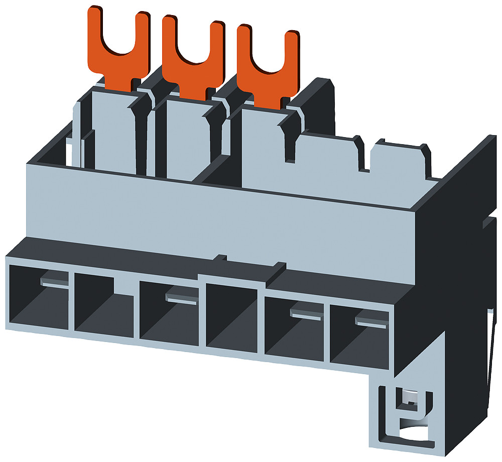 Siemens SIRIUS 3RT19 Adapter Voor motoruitgangsstekker 3RT1900-4re01 voor 3RT2.1 en 3RH2