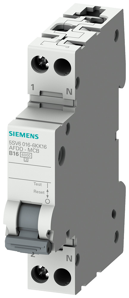 Siemens Afdd/MCB combination 230 V, 6 ka, 1+N, C, 10 A compact (1 MW)