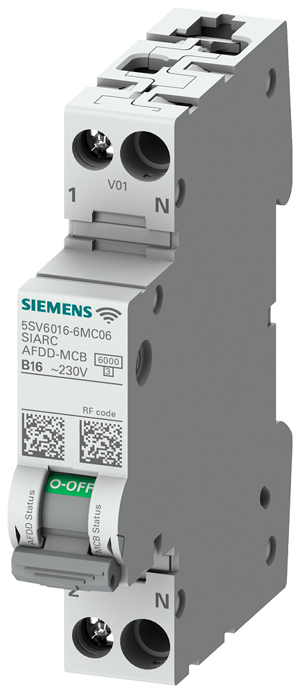 Siemens Afdd-MCB combo 5SV6 com, measurement function, communication 230 V 6 K