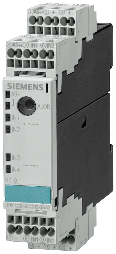 Siemens As-interface module slimline 4x1 input PNP cage clamp