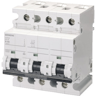 Siemens 5SP4 installatieautomaat C karakteristiek 80a 3P 3 beveiligd 4,5te
