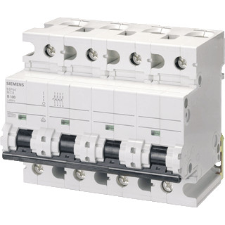 Siemens 5SP4 installatieautomaat C karakteristiek 80a 4P 4 beveiligd 6te