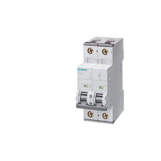 Siemens 5SY5 installatieautomaat B karakteristiek 13a 2P 2 beveiligd 2te