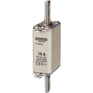 Siemens LV HRC fuse smeltpatroon (mes) NH1 bovenkenmelder 40a