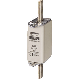 Siemens LV HRC fuse smeltpatroon (mes) NH1 bovenkenmelder 125a