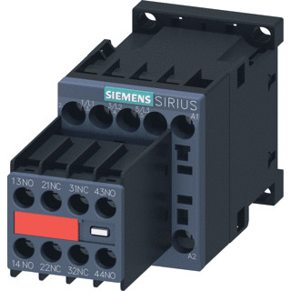 Siemens 3RT magneetschakelaar ac 5,5KW 12a ac3 schroefaansluiting 3cont