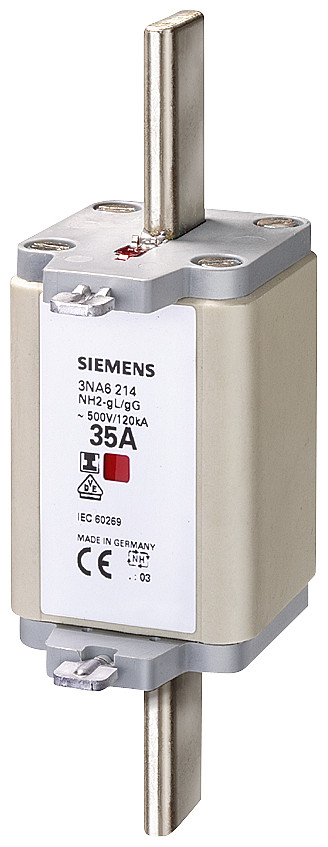 Siemens 3na smeltpatroon (mes) NH2 combikenmelder 355a