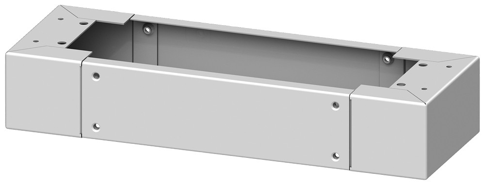 Siemens ALPHA 8GK9 Alpha, sokkel, H: 100 MM, B: 1050 MM, D: 210 MM, ral 7035