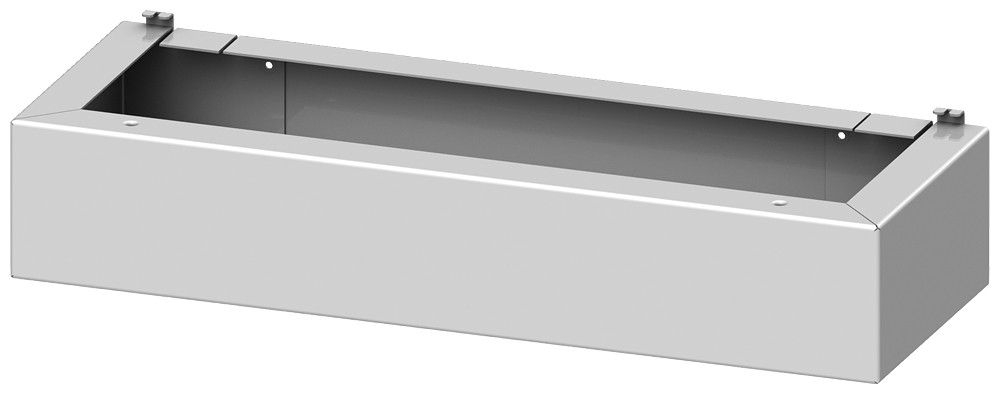 Siemens ALPHA 8GK9 Alpha, sokkel, H: 100 MM, B: 1050 MM, D: 210 MM, ral 7035