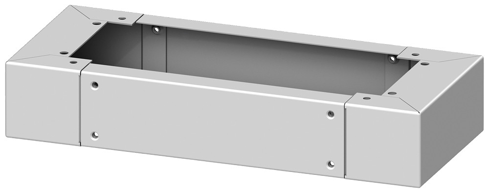 Siemens ALPHA 8GK9 Alpha, sokkel, H: 100 MM, B: 1050 MM, D: 250 MM, ral 7035