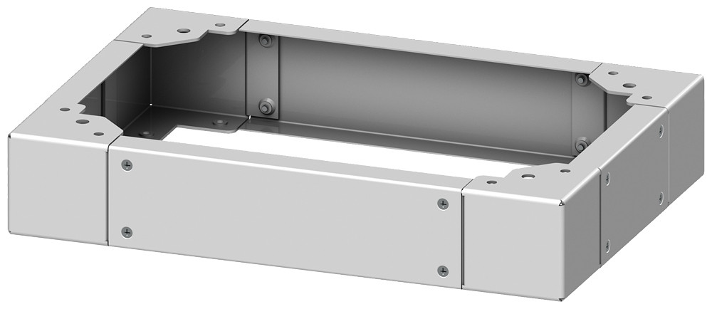 Siemens ALPHA 8GK9 Alpha, sokkel, H: 100 MM, B: 800 MM, D: 400 MM, ral 7035
