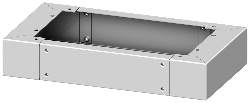 Siemens ALPHA 8GK9 Alpha, sokkel, H: 100 MM, B: 800 MM, D: 320 MM, ral 7035