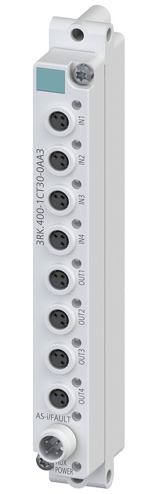 Siemens 3RK1 As-I compact module K20, ip67, digital, 4 di/4 DQ, 4X input for sensor