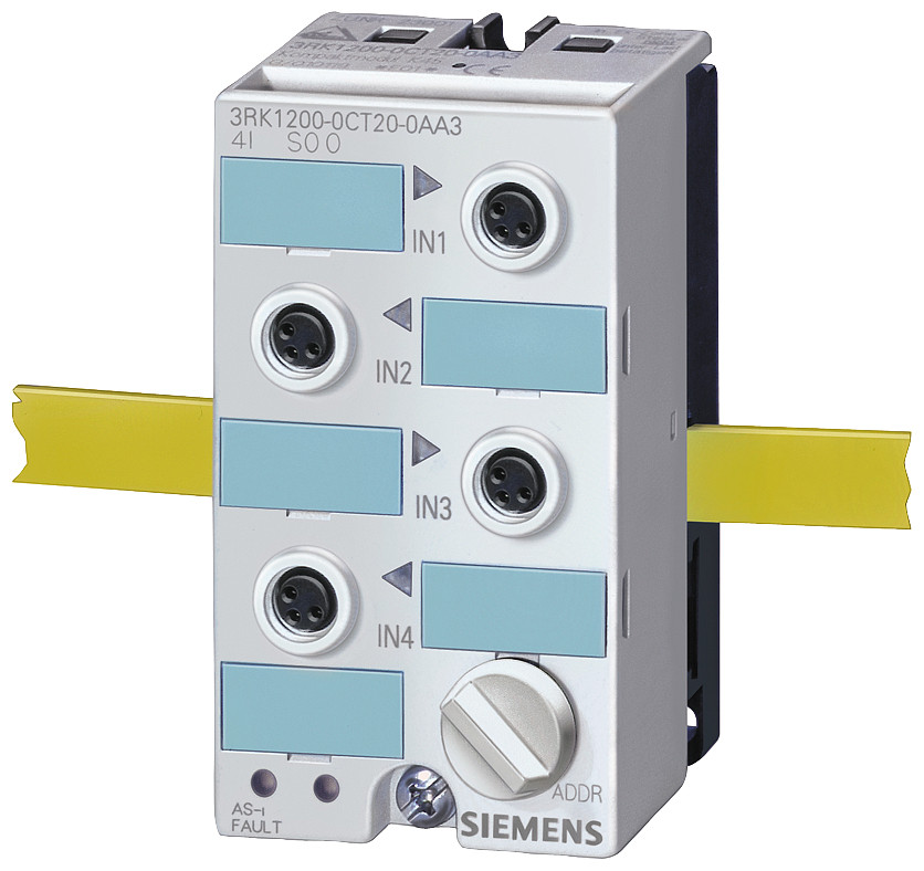 Siemens 3RK2 As-I compactmodule K45, A/B-slave, digitaal, 4e, ip67, 4 X 1 ing., max