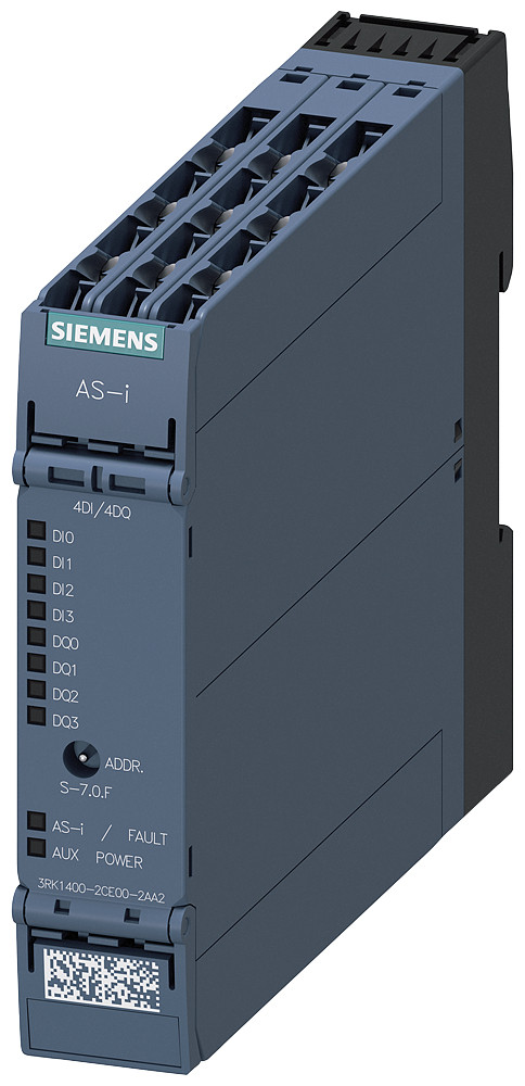 Siemens As-I slimline compact module SC22.5 digital 4di/4DQ, ip20, screw termi