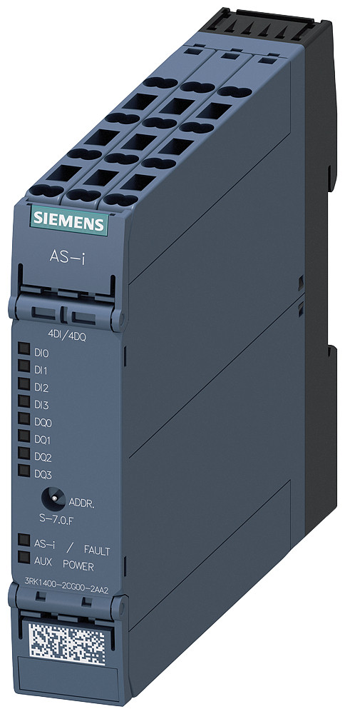 Siemens As-I slimline compact module SC22.5 digital 4di/4DQ, ip20, spring-type