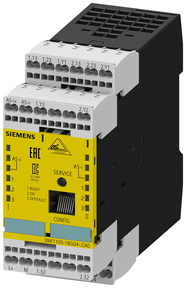 Siemens Asisafe Extended safety monitor 2 F-ro, 2 enabling circuits, ip20