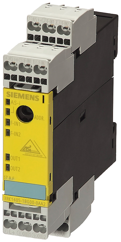 Siemens Asisafe Module S22.5F two safe inputs 2fdi screw terminals