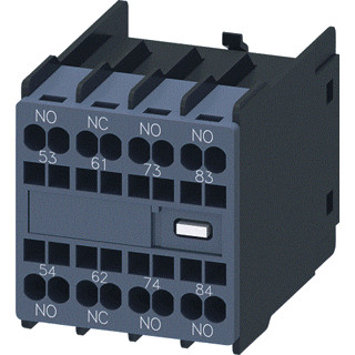 Siemens Aux. switch block,3no+1nc