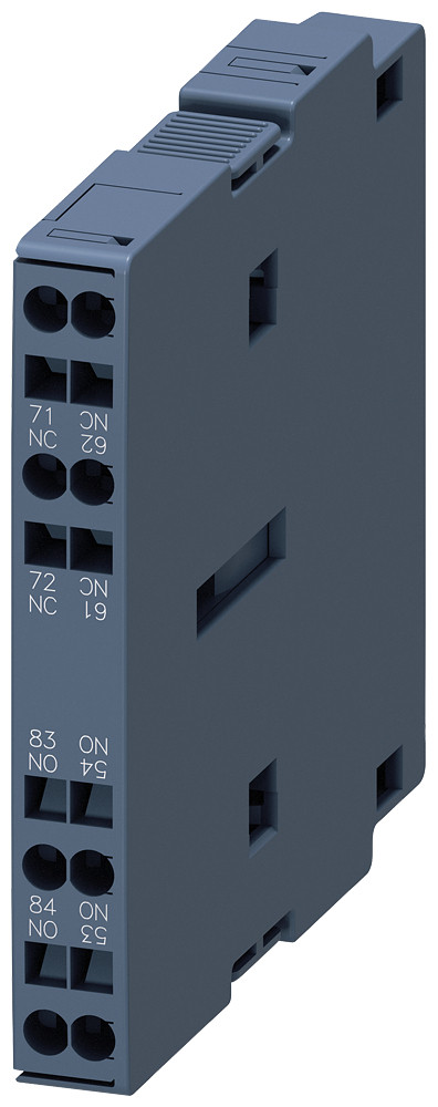 Siemens Auxiliary Switch, solid-state compatible, en50012 lateral, conn. 1 no
