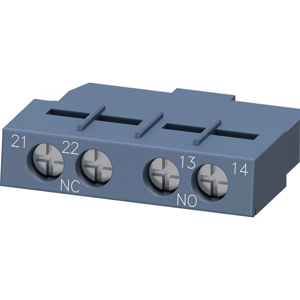 Siemens Auxiliary switch transverse 1 no+1 NC screw terminal for circuit break