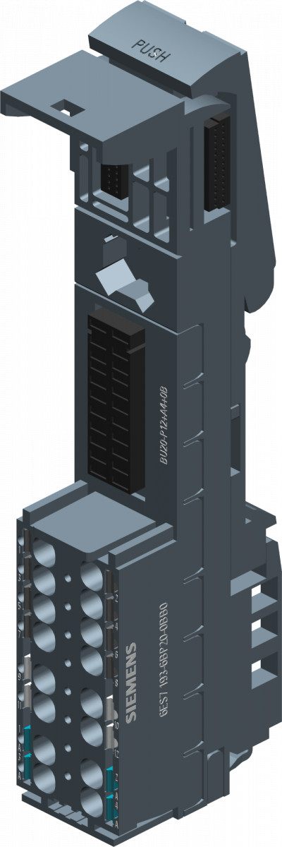Siemens Simatic et 200SP baseunit bu20-p12+a4+0b bu type B0 pack quantity: set10st