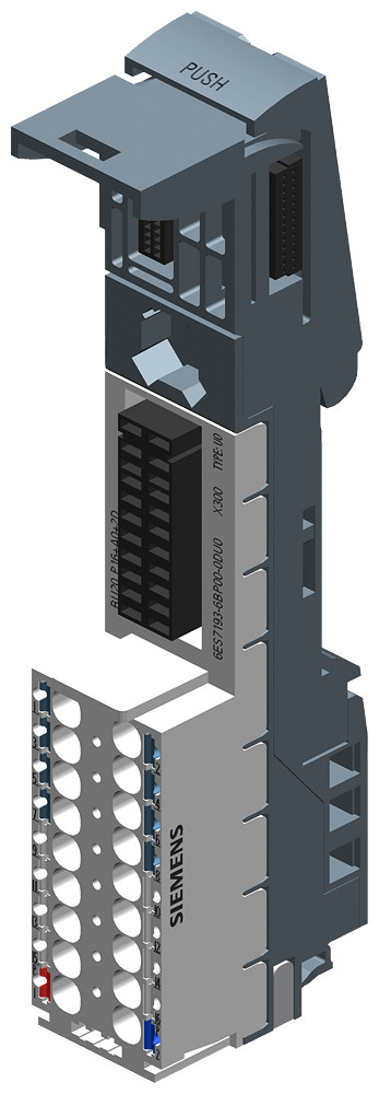 Siemens Simatic et 200SP baseunit bu20-p16+a0+2d bu-type u0 packaging unit: set10st