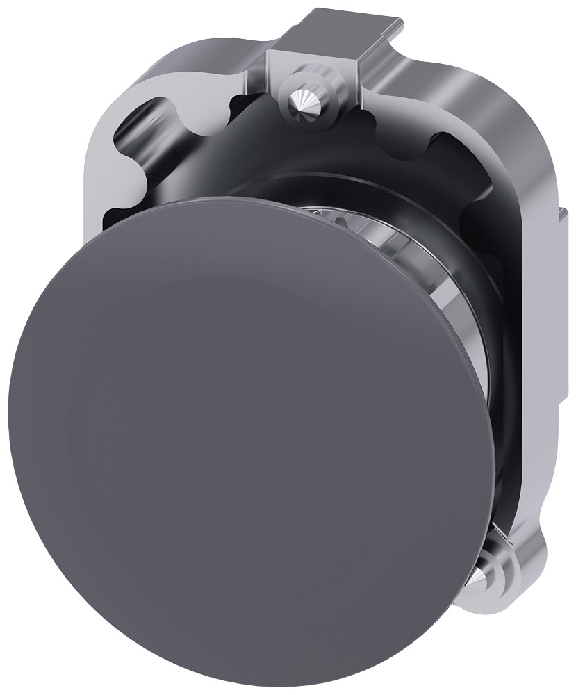 Siemens Blindplug 30MM mat metaal grijs