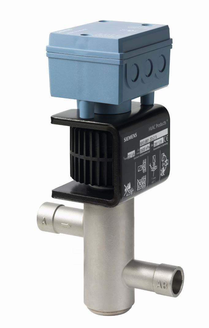 Siemens BP CO-KOELMIDDELEN MVL661.20-2.5ex 2-weg koelventiel, PS45, atex
