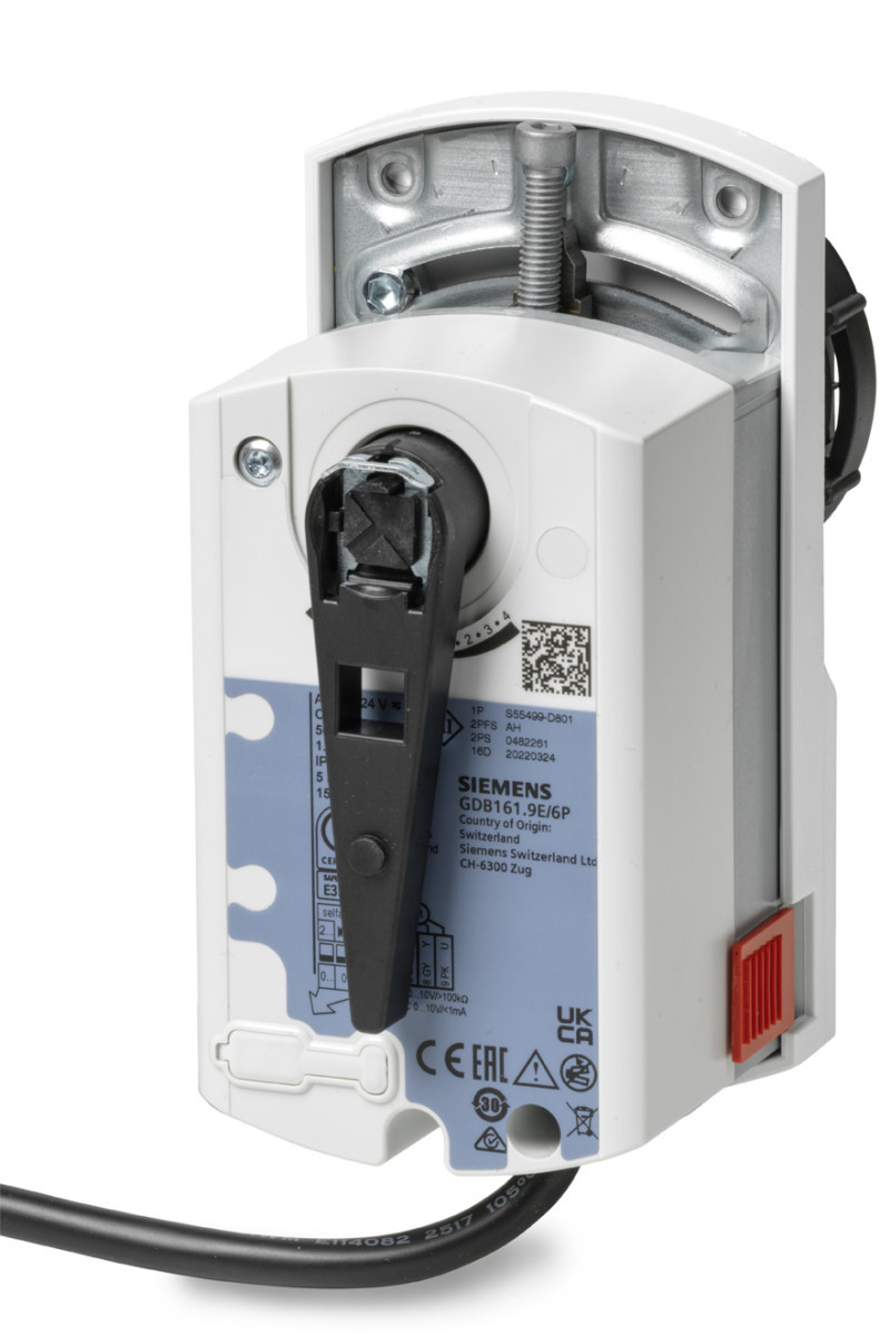 Siemens BP CO-RUIMTE- EN ZONE GDB161.9e/6P elekt.rot.servom. 6-weg
