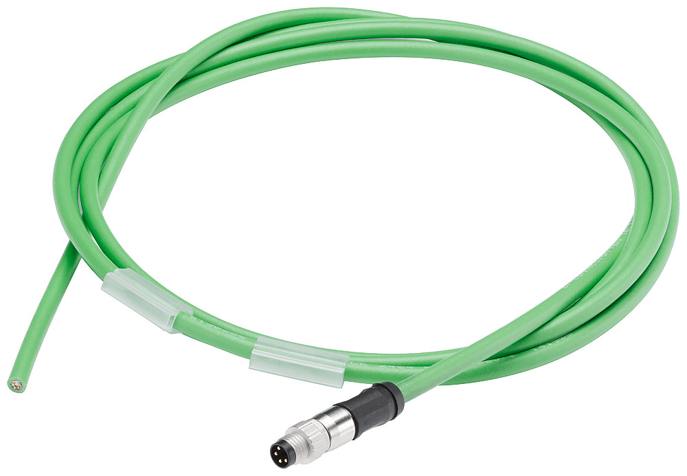 Siemens Bus cable for et connection M8 pre-assembled at one end with 1X M8 co