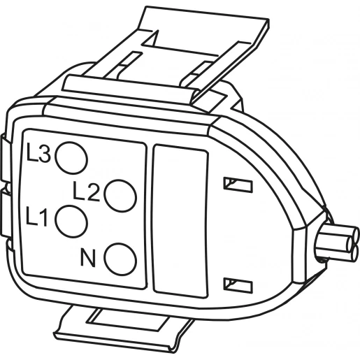 Siemens Tap-off plug 10a 5P with 0,8M 5x1,5MM2 cable