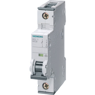Siemens 5SY4 installatieautomaat C karakteristiek 2,5a 1P 1 beveiligd 1te