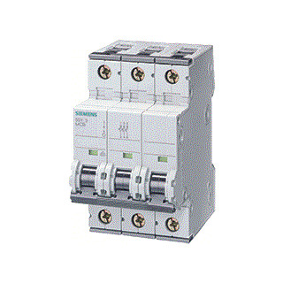 Siemens 5SY4 installatieautomaat C karakteristiek 30a 3P 3 beveiligd 3te
