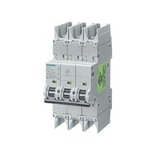 Siemens 5SJ4 installatieautomaat C karakteristiek 4a 3P 3 beveiligd 3te