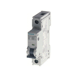 Siemens 5SJ4 installatieautomaat C karakteristiek 6a 1P 1 beveiligd 1te