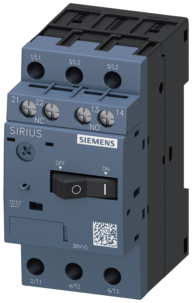 Siemens Circuit Breaker, S00, motor protection, class 10, A-release 0.22-0.32